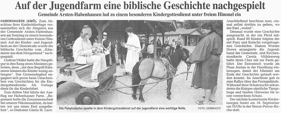 Stadtteilbeilage WK vom 21. Juli 2005