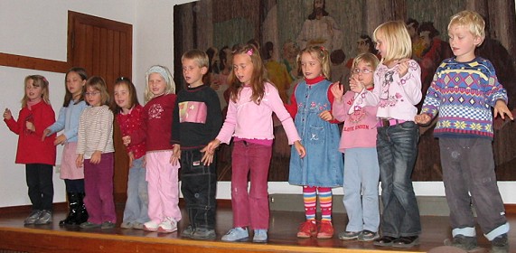 Die J�ngsten der Kantorei
